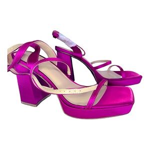 Dream Pairs Pink Block Heel Sandals 👡 👡